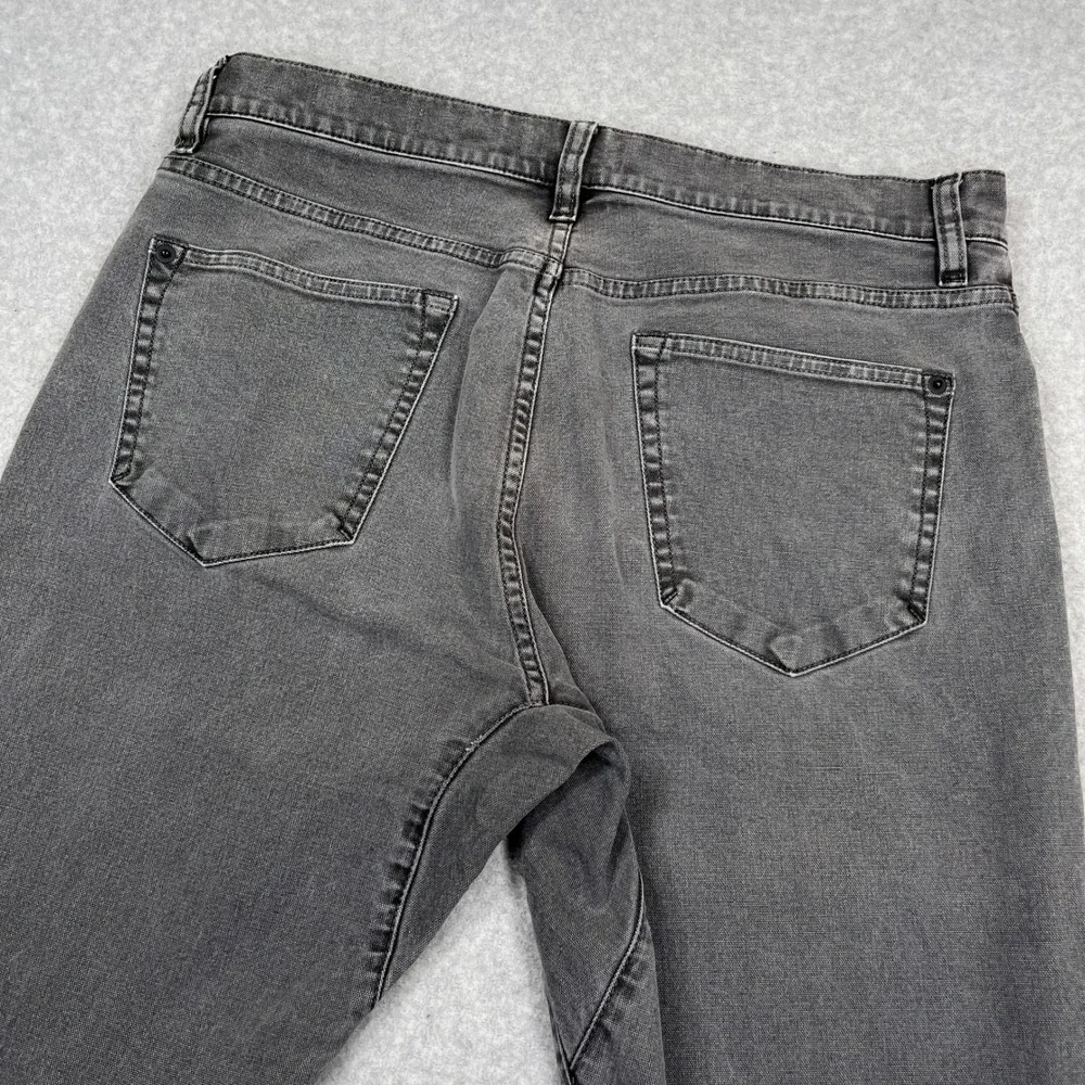 Proof Rover Pants Mens 33x32 (32x31) Gray Slim Stretch Workwear‎ Outdoor Canvas